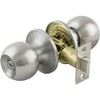 Romak 608910 Knob Set Privacy Set Knob Brushed Nickel