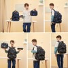 Mildame Galaxy Backpack for Boys with Lunch Box Set, 3Pcs