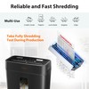 Paper Shredder for Home Use,VidaTeco 6-Sheet Cross-Cut Shredder,Also Shred Card/Clip/Staple,P-4