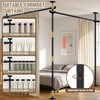 AKTOP Extra Long Room Divider Tension Curtain Rod, Adjustable 3.5-11ft(H)