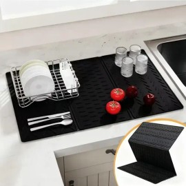 Tapete Plegable Para Secar Platos Para Mostrador De Cocina
