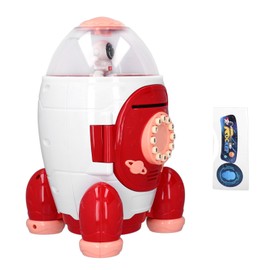 Smart Password Money Safe Box Toy Cartoon Large Capacity Children Money Bank Box Educational Interactive Kids Piggy Bank Red