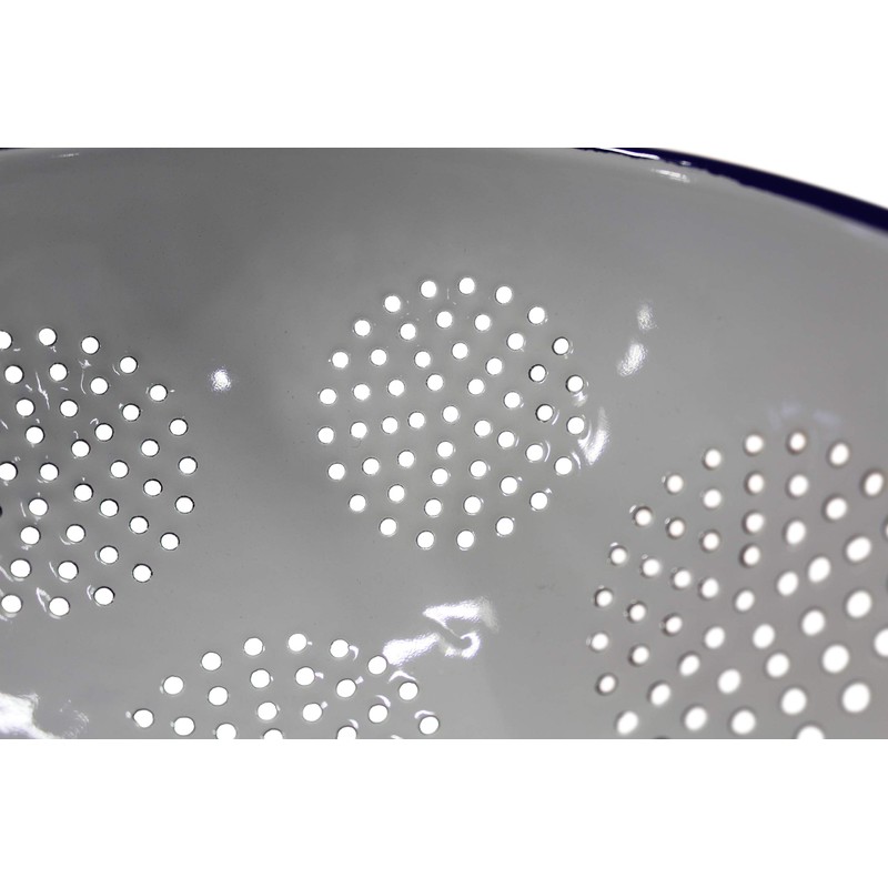 Husum Colander White Blue