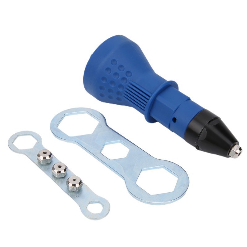 Rivet Drill Attachment Riveting Nut Gun Adaptor Electric Tool Kits