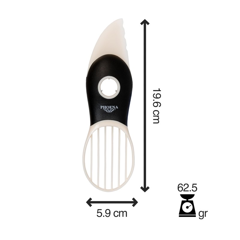 Avocado Fruit Slicer Pitter 3 in 1 Banana Dragon Fruit