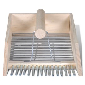 Neustanlo Berry picker, made of high-quality PEFCTM-certified beech wood, galvanised iron wire with corrosion protection, ideal harvest aid for blueberries, cranberries, etc.