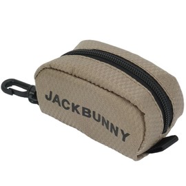Jack Bunny 262-5984143 Continuous Classic Product Ball Case (Includes Carabiner, Can Store 2 Balls) / Golf, 040_Beige