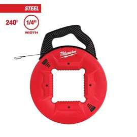 Freedom Tools LLC Milwaukee 48-22-4178 240' 1/8" Steel Fish Tape