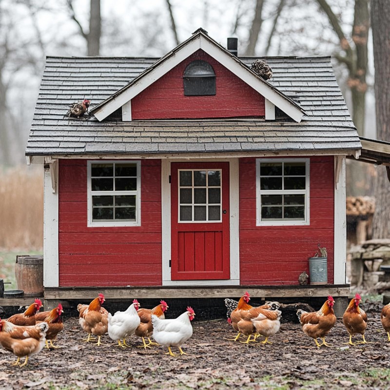 2 Pack Chicken Coop Windows 12" x 18", Sliding Shed