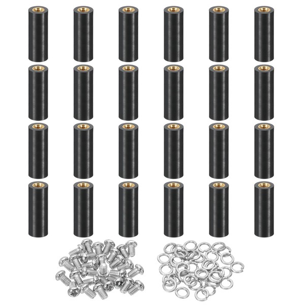 PATIKIL M4x25mm PCB-Unterstützungsdistanzhalter, 24 Set 25mm/0,98" Unterstützungshöhe PCB-Abstandshalter Isolationsplatine Ständer