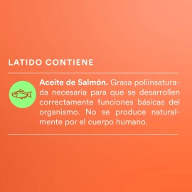 Suplemento Omega 3 Latido Wu Nutrition Aceite De Salmón Epa Dha Sin Sabor 120 Capsulas Duracion De 4 Meses