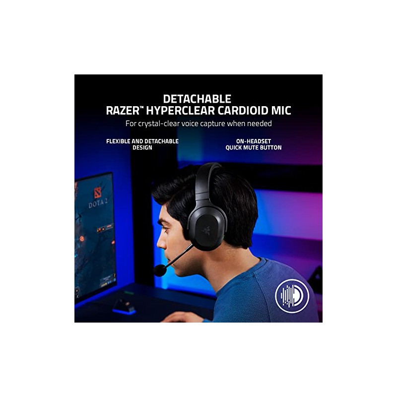 Razer Barracuda X - Auriculares inalámbricos para móvil y juegos