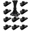 10Pcs Tarp Clips Heavy Duty Lock Grip + 10Pcs Ball
