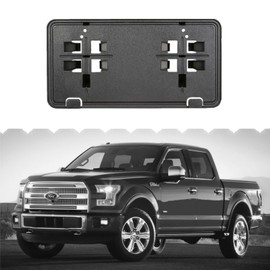 Front License Plate Bracket Frame Compatible with 2015-2017 Ford F150, Replacement for FL3Z-17A385-B