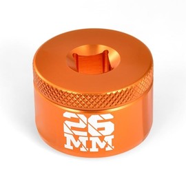 26mm Bike Fork Topcap Socket Tool for FOX32,34 Fork Damper Cap and Air Chamber Cap (3/8" Drive)