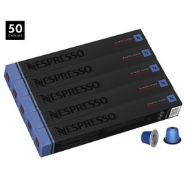 Nespresso Capsules - Vivalto Lungo Decaffeinato - 50 Capsules, 5 Sleeves - New Decaf variety
