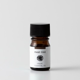 Meet Tree Hinoki Essential Oil 0.2 fl oz (5 ml) Made in Japan