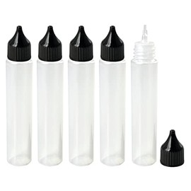 5 x Empty Plastic Liner Bottle