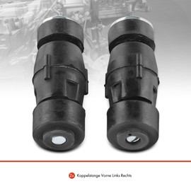 Frankberg 2x Coupling Rod Front Left Right Compatible with Clio I 5/357 B/C57 1.1L-1.8L 1990-1998 Clio II BB CB 1.0L-2.0L 1998-2009 Replace# 7700799404