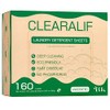CLEARALIF Laundry Detergent Sheets up to 160 Loads (80sheets), Unscented,