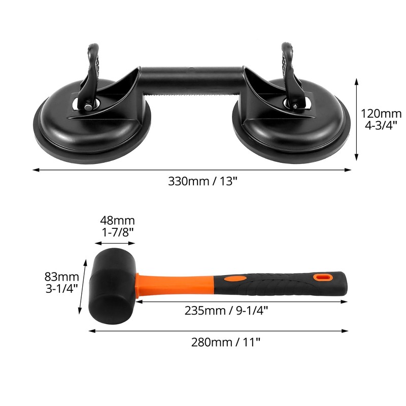 QWORK Floor Gap Fixer Tool for Laminate Floor Gap Repair