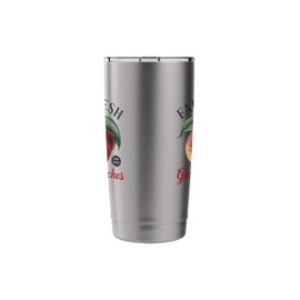Farm Fresh Georgia Peaches Hand Picked Stainless Steel Insulated Tumbler