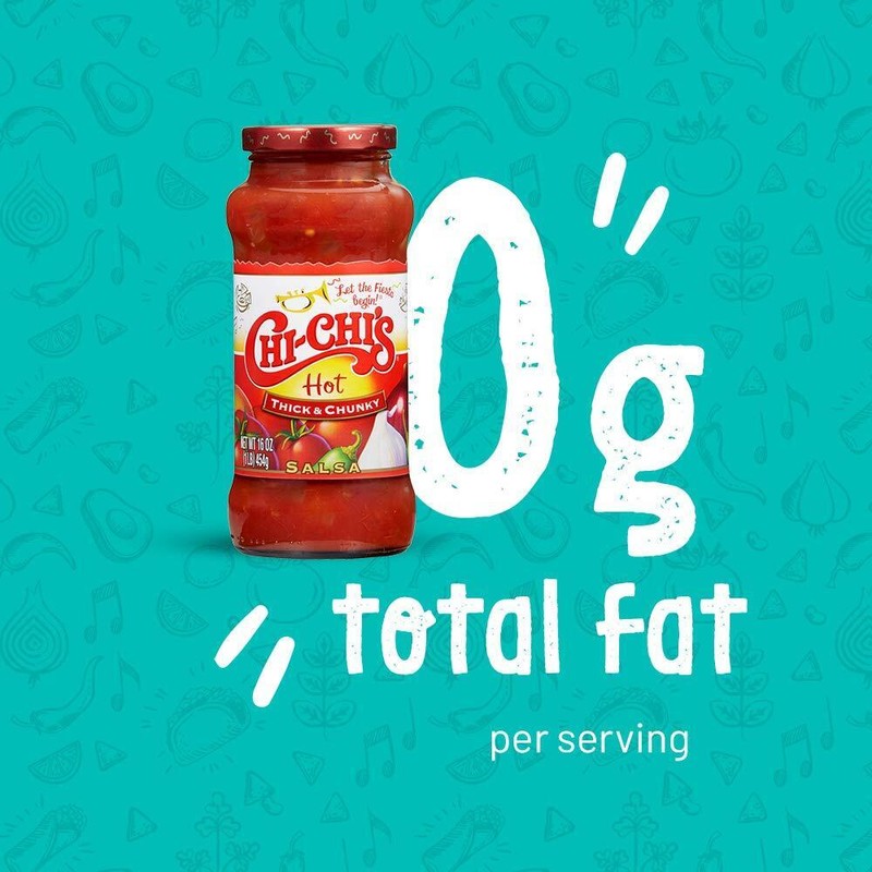 CHI-CHI’S CHI-CHI'S Thick & Chunky Salsa, Hot, 16 Ounce (Pack