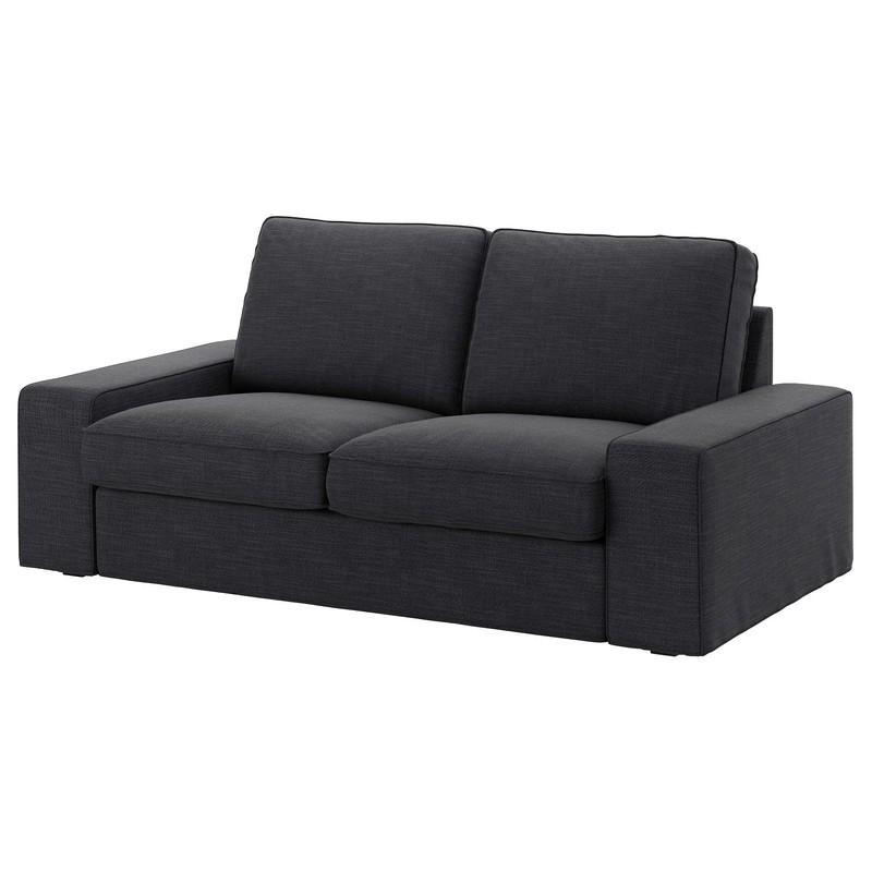 Ikea KIVIK cover two-seat sofa, Hillared anthracite