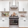 9BUILD 6 Pack 7 Inch Matte Black Cabinet Handles -