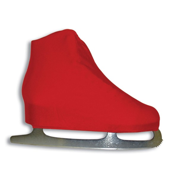 A&R Sports Lycra Ice Skate Boot Covers, Red