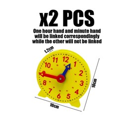 Two Watches Models, Teaching Tools, Children's Early Education Toys, Teaching and Demonstration Clocks