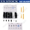 motor_speed 100Pack Universal Rivet Clips Car Retainer Fender Liner Fastener
