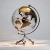 Generic Golden Earth Globe Desk Lamp, Touch Switch, Globe Diam.