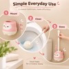 Penguin Toilet Brush Set for Bathroom Cleaning – Wall-Mounted Long