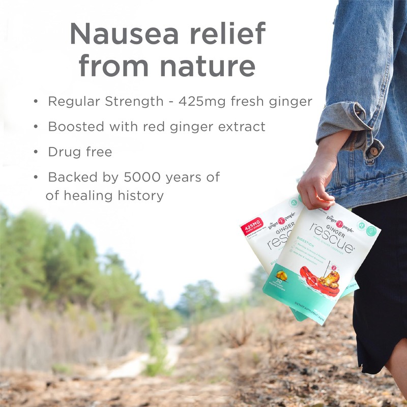 The Ginger People Ginger Rescue Digestive Wellness Lozenges (Hard) |