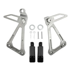 TCMT Passenger Footpegs Pegs Bracket Fit For Honda CB500X 13-16 CB500F CBR500R 13-15 Replace for 50715-MGZ-J00/50725-MGZ-J00