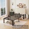 Yitong Angel 14 inch Twin Bed Frame with Rounded Corner