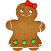 Birkmann Cookie Cutter Gingerbread Woman Large Interior Embossing Cookie Cutter