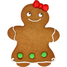 Birkmann Cookie Cutter Gingerbread Woman Large Interior Embossing Cookie Cutter 12.5 cm