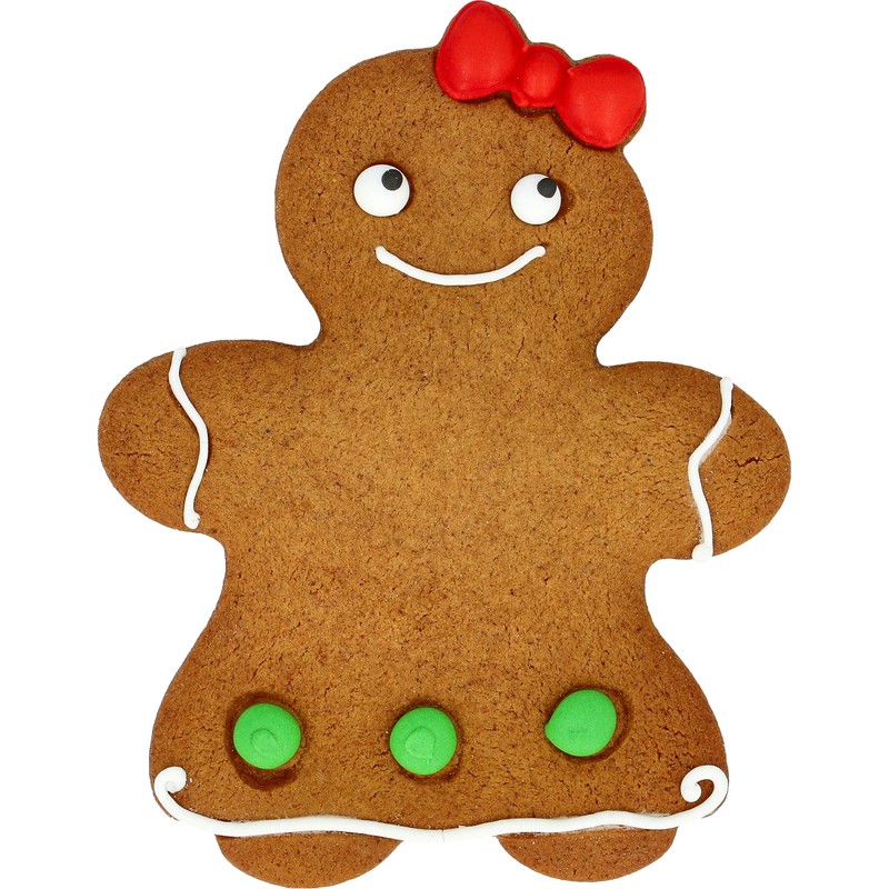 Birkmann Cookie Cutter Gingerbread Woman Large Interior Embossing Cookie Cutter