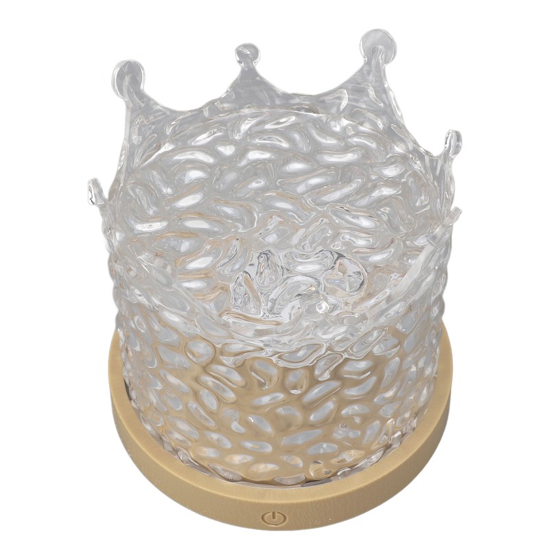 Wave Night Light 3 Colors 1000mAh USB Rechargeable Brightness Adjustable