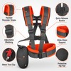 Adjustable Brush Cutter Harness for Yard Work – Padded Double