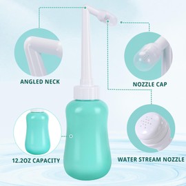 Vicmama peri bottle for postpartum care for perineal recovery and cleansing after birth 12.7 oz turquoise