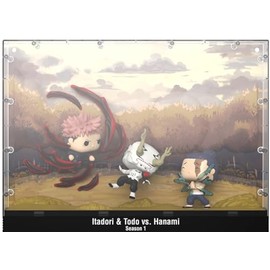 Funko Jujutsu Kaisen Yuji Itadori & A0I Todo & Hanami (Pop! Moments Deluxe) Vinyl Figure 06 Unisex Pop! Multicoloured