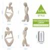 prosfalt Sandstone Resin Thinker Style Abstract Sculpture Statue Collectible Figurines