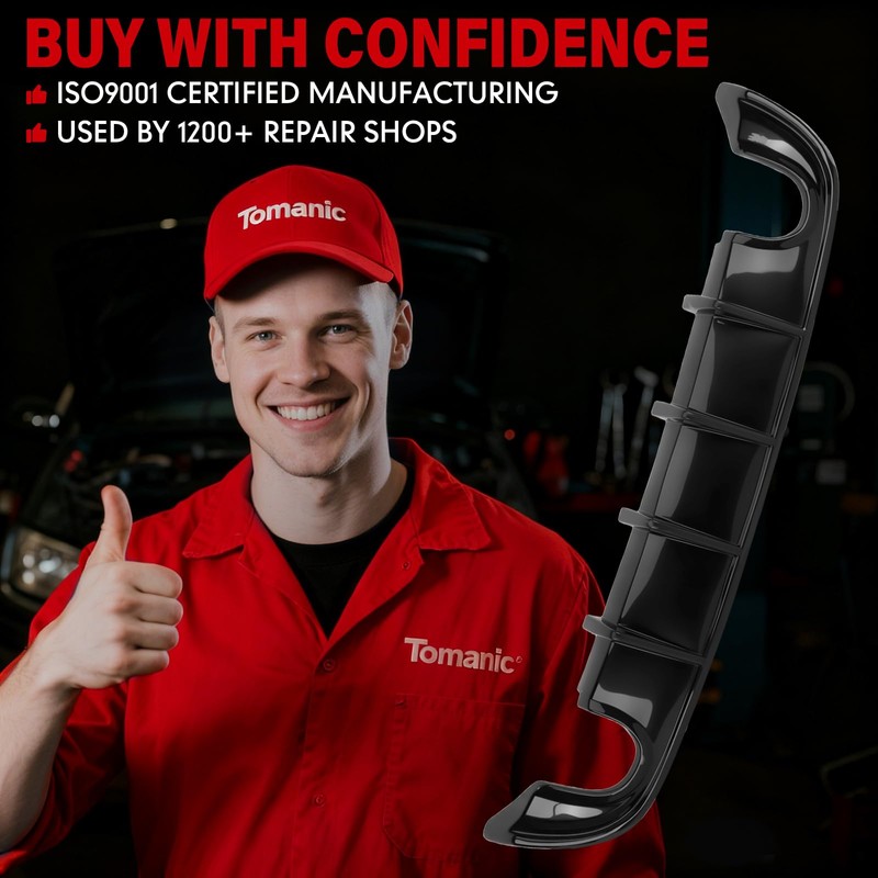 Rear Diffuser Compatible with Dodge Charger 2015-2023 Fits RT, SXT