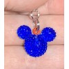 Blue Shiny Mickey Mouse Charm Zipper Pull & Keychain Add