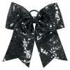 Augusta Sportswear Sequin Cheer Hair Bow Black OS