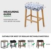 YISUN Stool Covers Rectangle - 2 Pack Stretch Waterproof Saddle