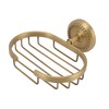 Soap Dish Wall Mounted Twisted Pattern Soap Holder Copper Stainless